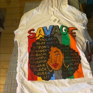 Hooded Long sleeve T-shirt